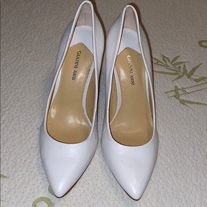 Brand new white heels from Macy’s